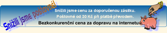 Snížili jsme poštovné